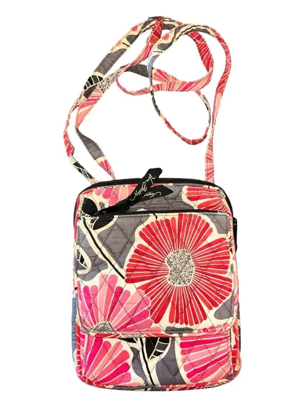 Vera Bradley Cherry Blossoms Quilted Crossbody Bag